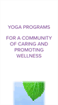 Mobile Screenshot of greentreeyoga.org